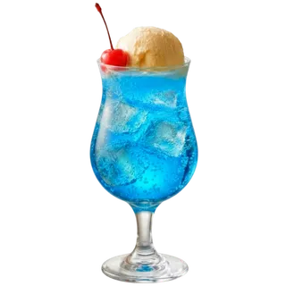 Blue Cream Soda transparent PNG sticker