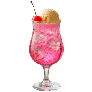 Strawberry Cream Soda transparent PNG sticker