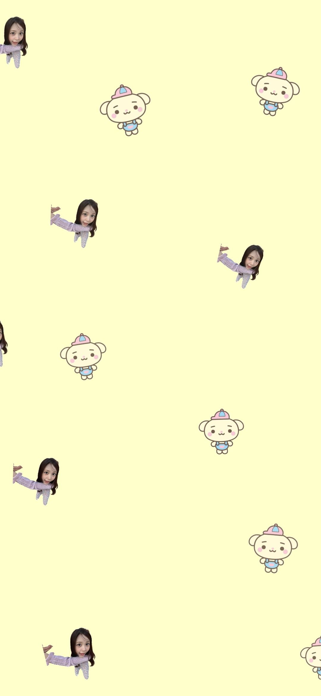 노란색 배경화면